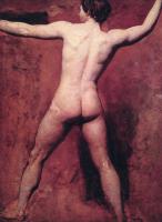 William Etty - Academic male nude